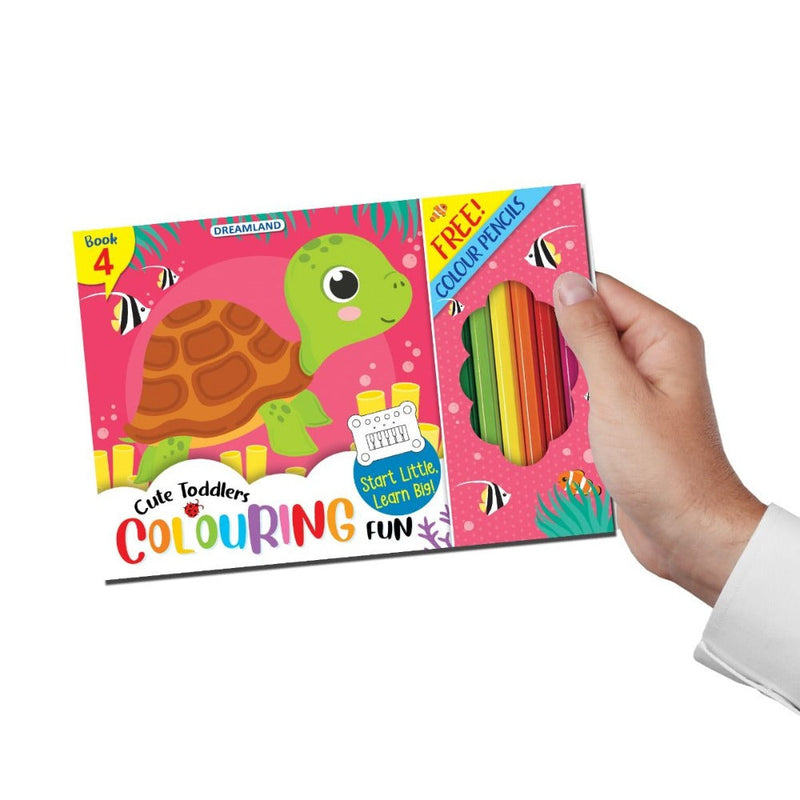 Cute Toddlers Colouring Fun