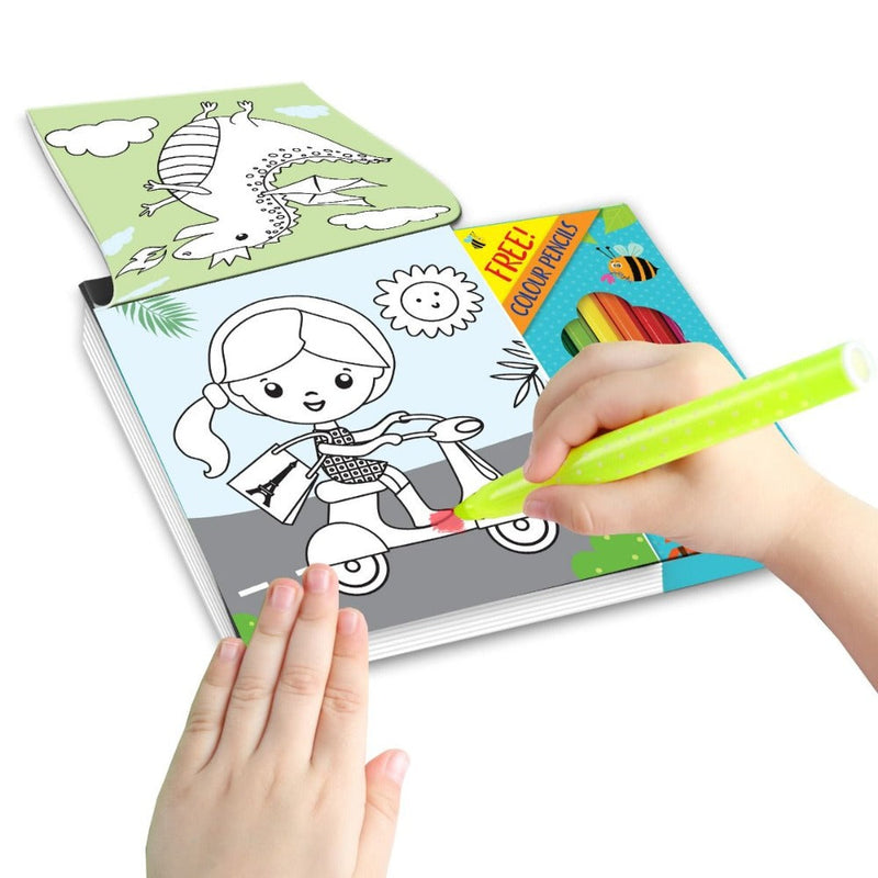 Cute Toddlers Colouring Fun