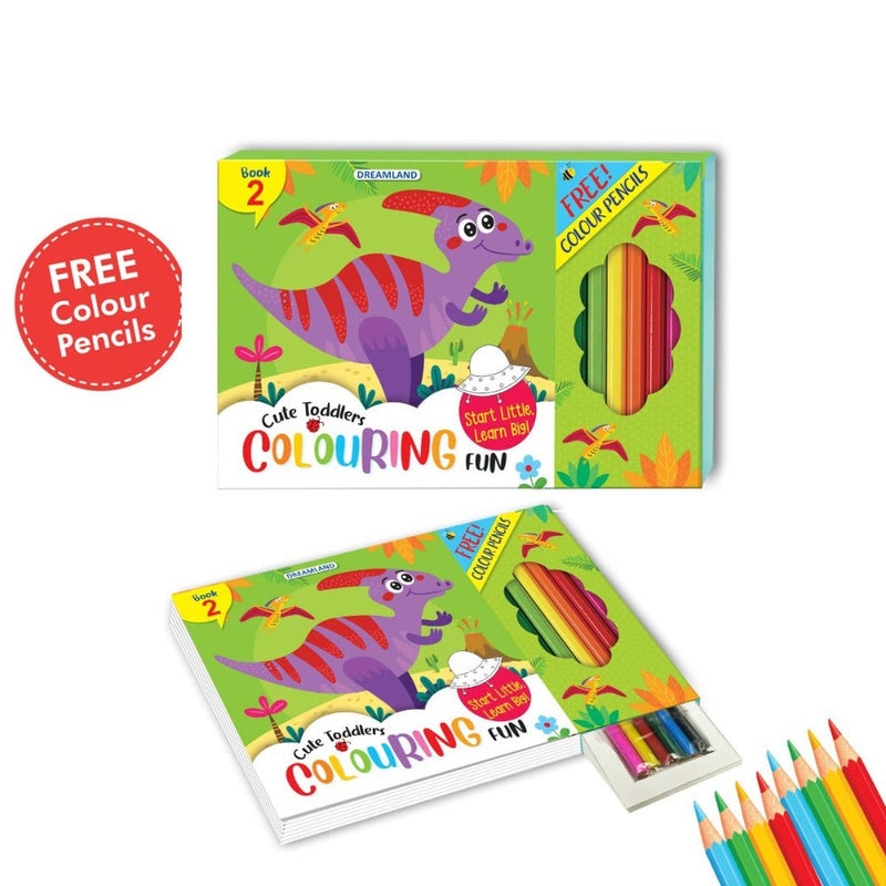 Cute Toddlers Colouring Fun
