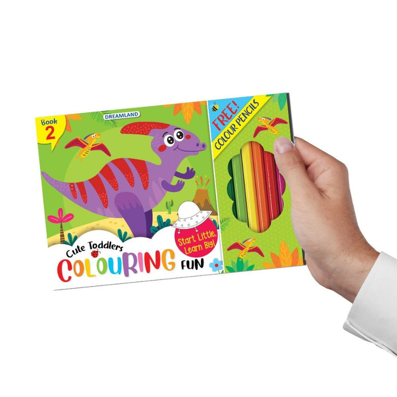 Cute Toddlers Colouring Fun