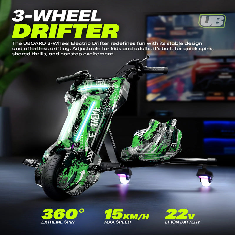 Tygatec Uboard  3 Wheel 360° Drifter