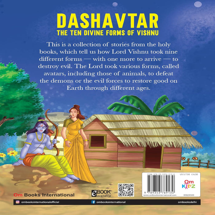 Dashavtar - The Ten Divine Forms Of Vishnu-Mythology Book-Ok-Toycra