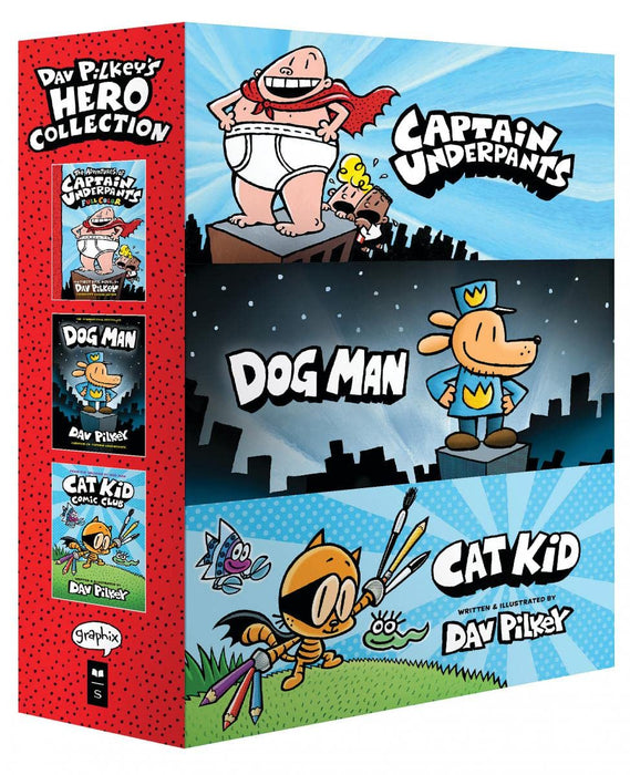 Dav Pilkey's Hero Collection-Story Books-RBC-Toycra