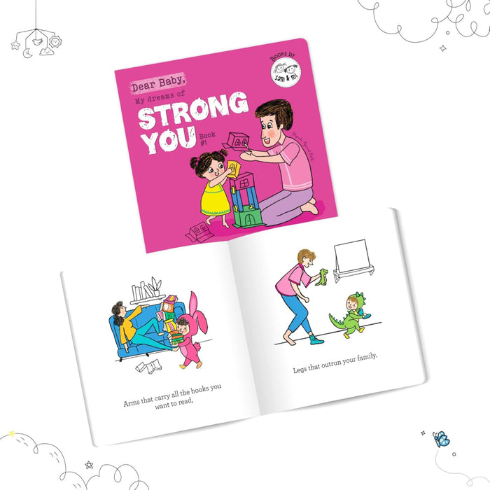 Dear Baby, My Dreams Of-Board Book-Sam And Mi-Toycra