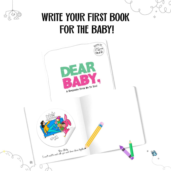 Dear Baby, My Dreams Of-Board Book-Sam And Mi-Toycra