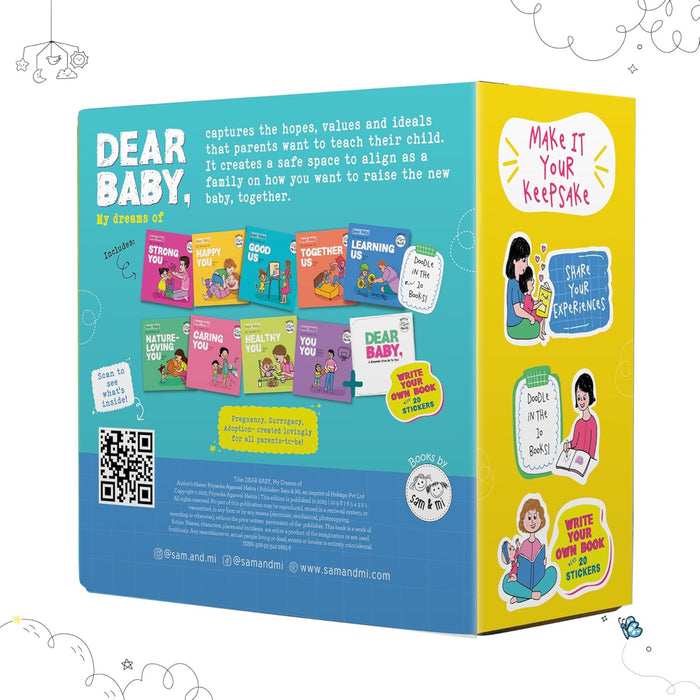 Dear Baby, My Dreams Of-Board Book-Sam And Mi-Toycra