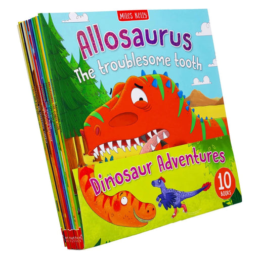 Dinosaur Adventures Set Of 10 Books-Story Books-Toycra Books-Toycra