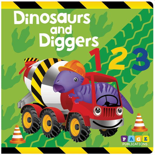 Dinosaurs And Diggers Picture Books-Picture Book-SBC-Toycra