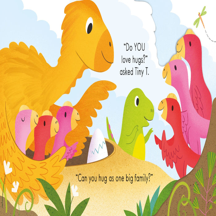 Dinosaurs Love Hugs-Board Book-Usb-Toycra