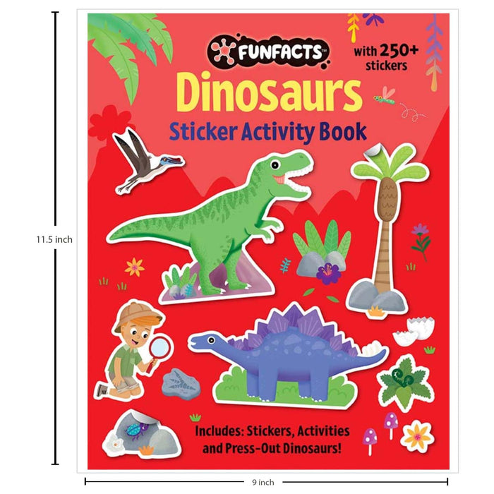 Dinosaurs Sticker Activity Book-Activity Books-Pp-Toycra