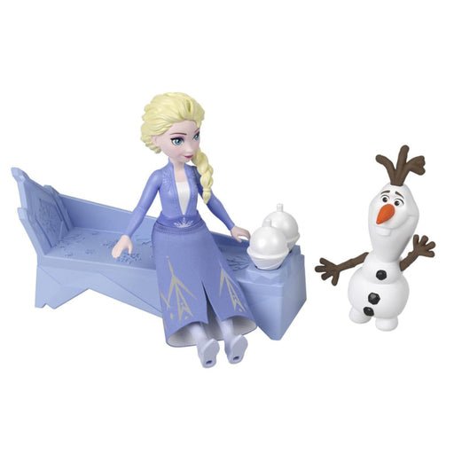 Disney Frozen Elsa Small Doll with Olaf & Bruni Character Friends-Action & Toy Figures-Mattel-Toycra