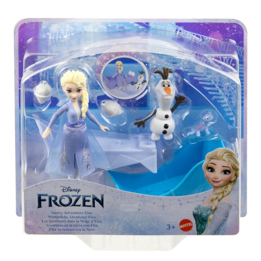 Disney Frozen Elsa Small Doll with Olaf & Bruni Character Friends-Action & Toy Figures-Mattel-Toycra