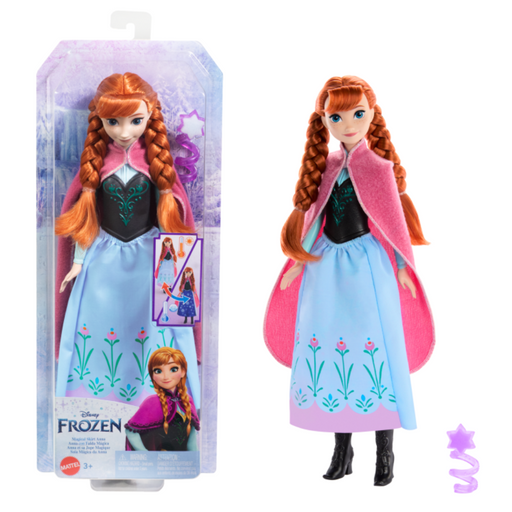 Disney Frozen Magical Skirt Anna Fashion Doll-Dolls-Mattel-Toycra