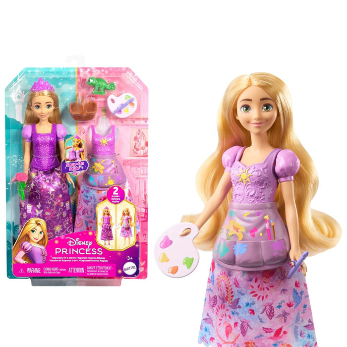 Disney Princess 2-In-1 Stories Rapunzel Fashion Doll-Dolls-Mattel-Toycra