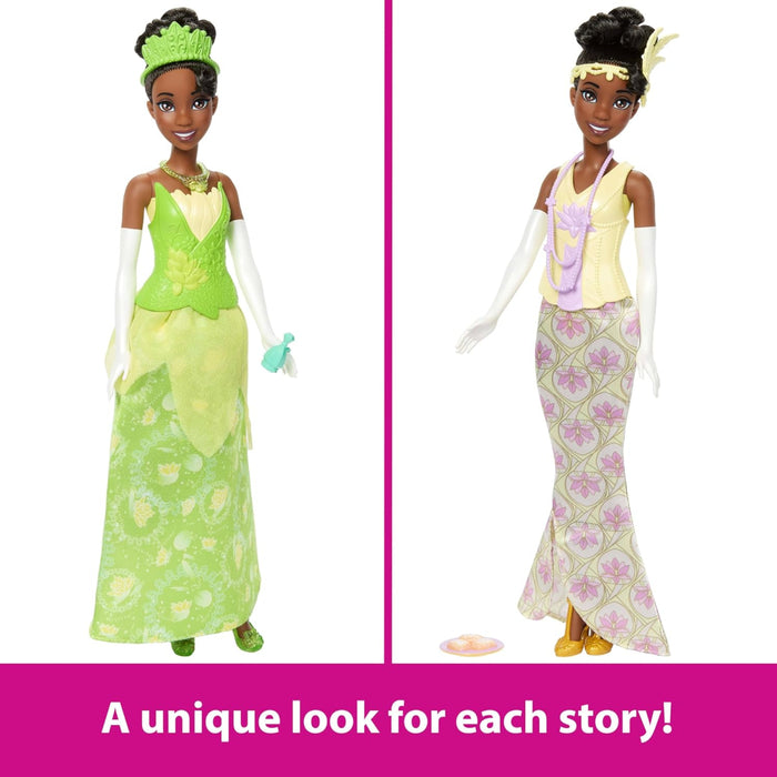 Disney Princess 2-In-1 Stories Tiana Fashion Doll-Dolls-Mattel-Toycra