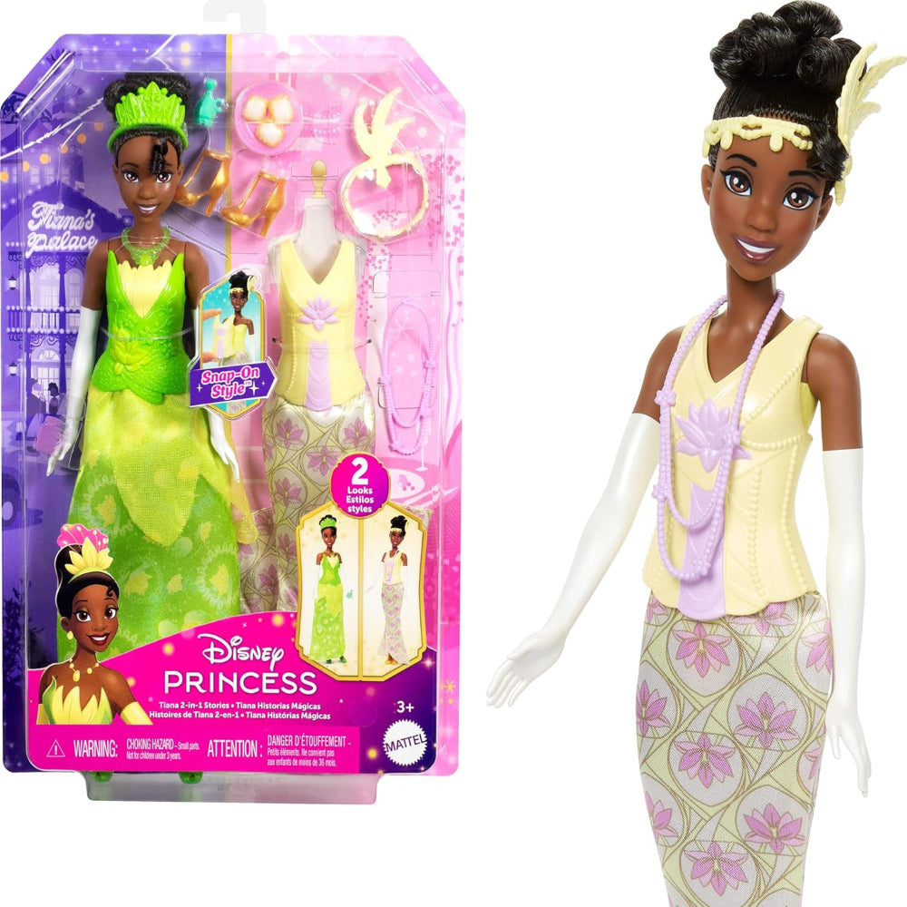 Disney Princess 2-In-1 Stories Tiana Fashion Doll
