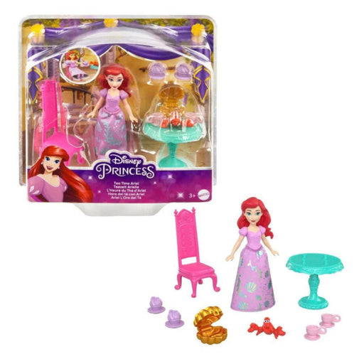 Disney Princess Ariel Small Doll with Sebastian Figure-Action & Toy Figures-Mattel-Toycra