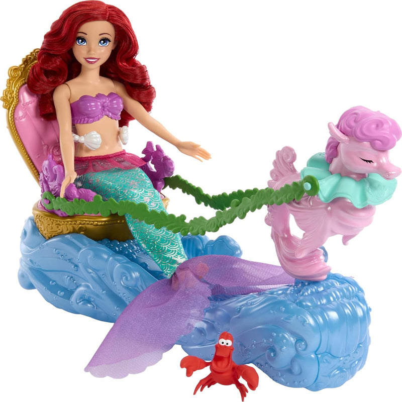 Disney Princess Ariel’s Rolling Chariot with Mermaid Fashion Doll