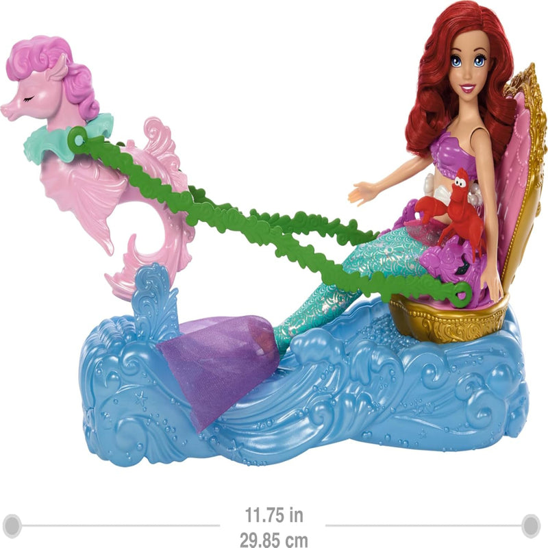 Disney Princess Ariel’s Rolling Chariot with Mermaid Fashion Doll