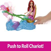 Disney Princess Ariel’s Rolling Chariot with Mermaid Fashion Doll