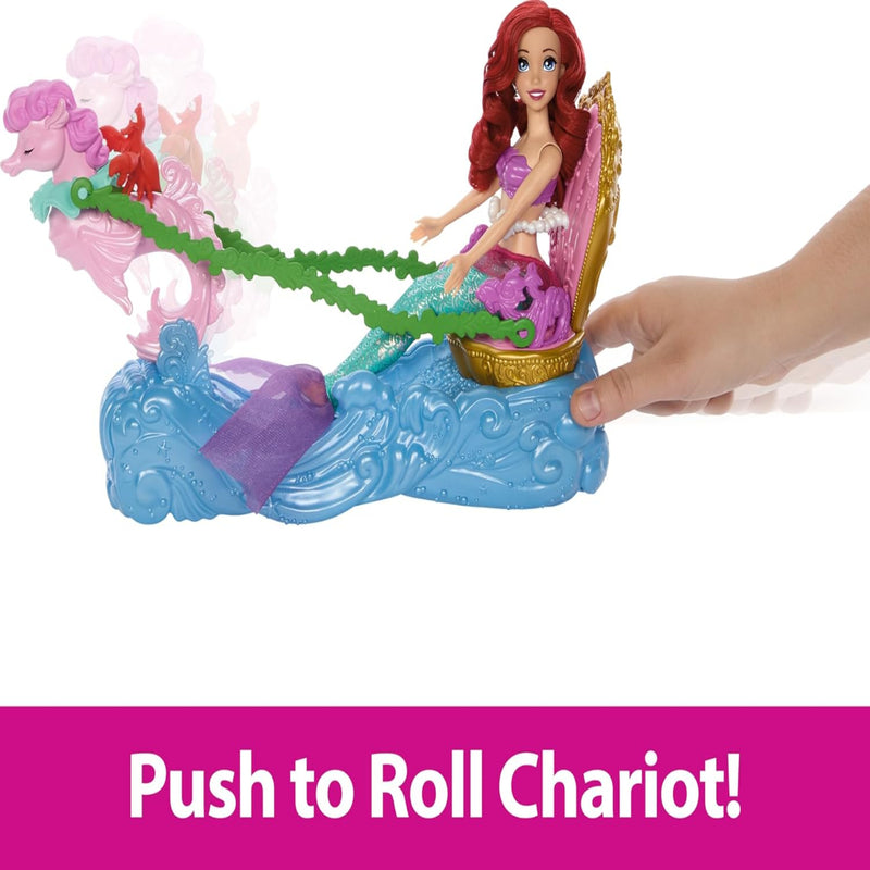 Disney Princess Ariel’s Rolling Chariot with Mermaid Fashion Doll