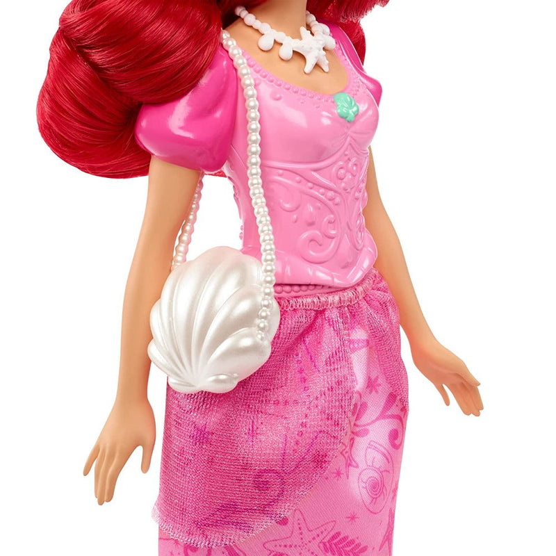 strapless open back dress Disney Princess Getting Ready Ariel With Accessories
