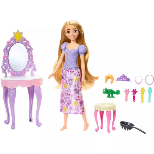 Disney Princess Rapunzel Doll & Vanity Set-Dolls-Mattel-Toycra