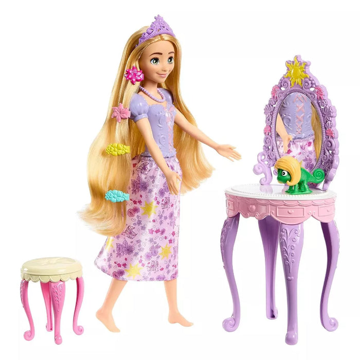 Disney Princess Rapunzel Doll & Vanity Set-Dolls-Mattel-Toycra
