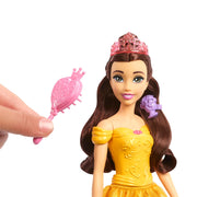 Disney Princess Toys, Belle Fashion Doll & Philippe Horse with Saddle, Brushable Mane & Tail & 4 Styling Accessories, Inspired by Movie