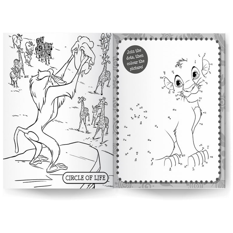 Disney The Lion King 5 In 1 Colouring Book