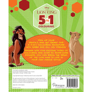 Disney The Lion King 5 In 1 Colouring Book