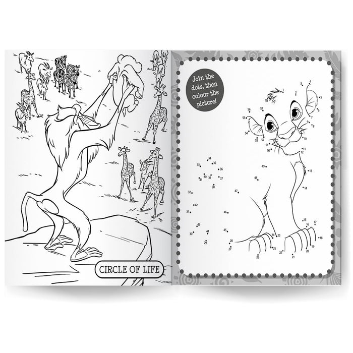 Disney The Lion King 5 In 1 Colouring Book-Activity Books-Pp-Toycra