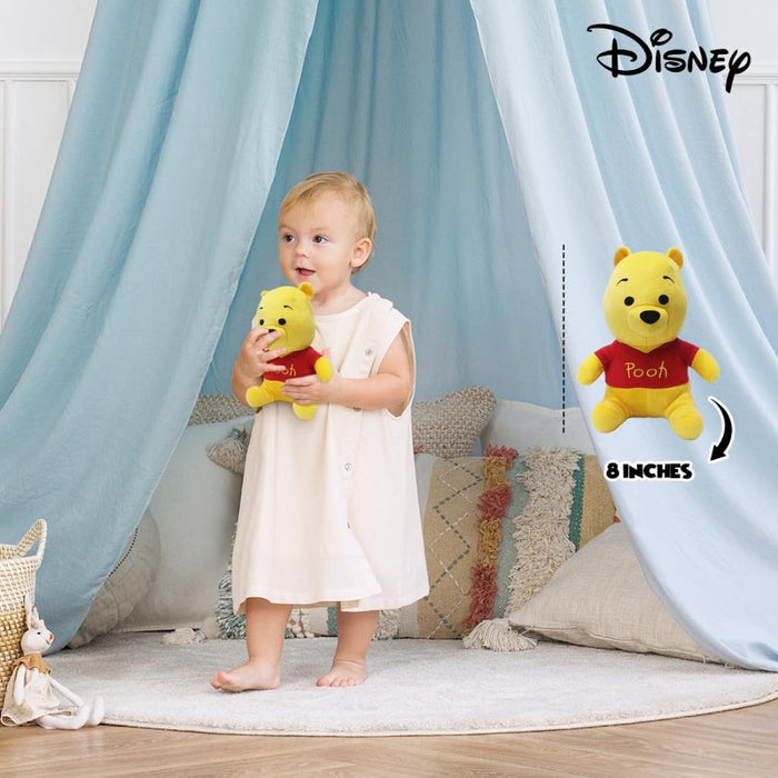 Disney Winnie The Pooh Soft Toy 8 Inches-Soft Toy-Disney-Toycra