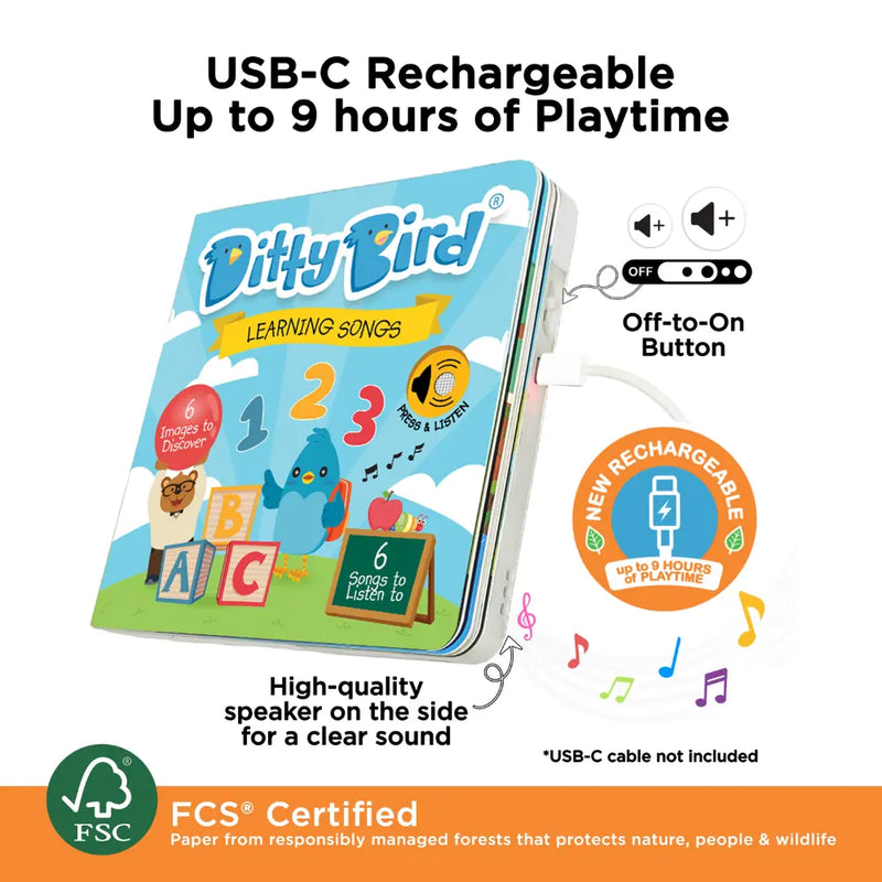 Ditty Bird Musical Book