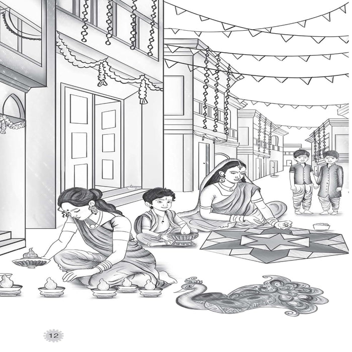 Diwali Tales And Celebration-Mythology Book-Ok-Toycra