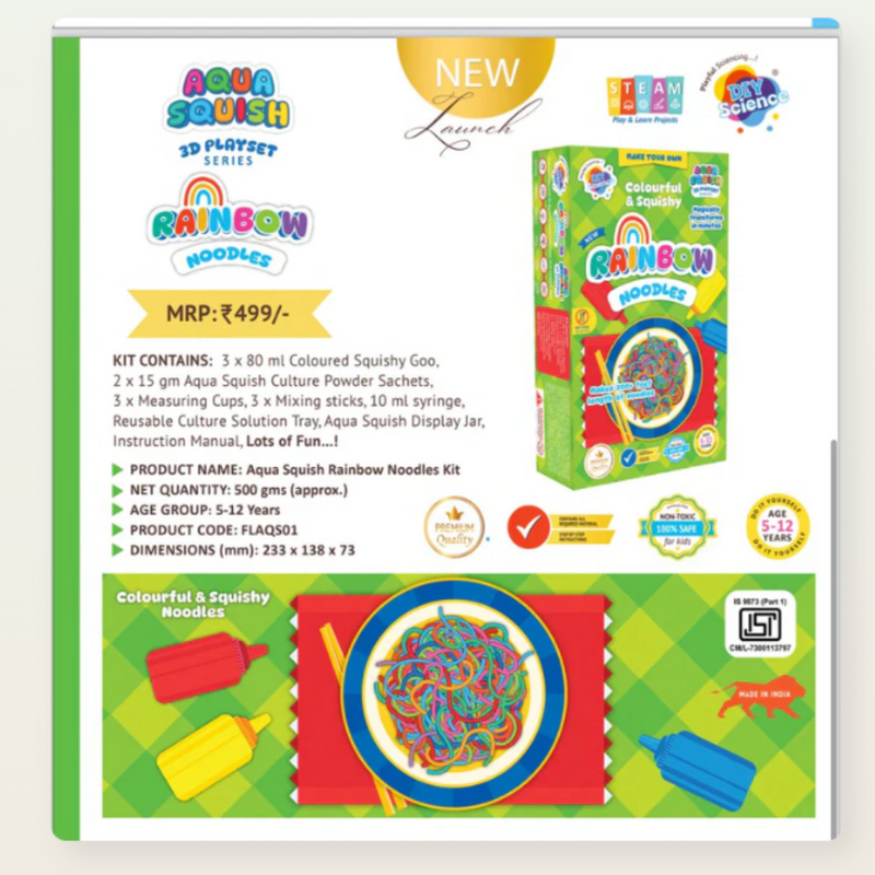 Diy Science Aqua Squish Kit ( Age : 5-12 Years)