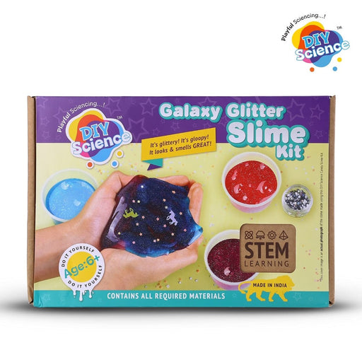 Diy Science Galaxy Glitter Slime Kit-STEM toys-Diy Science-Toycra