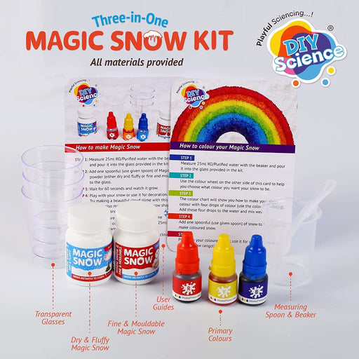 Diy Science Three-in-One Magic Snow Kit-STEM toys-Diy Science-Toycra