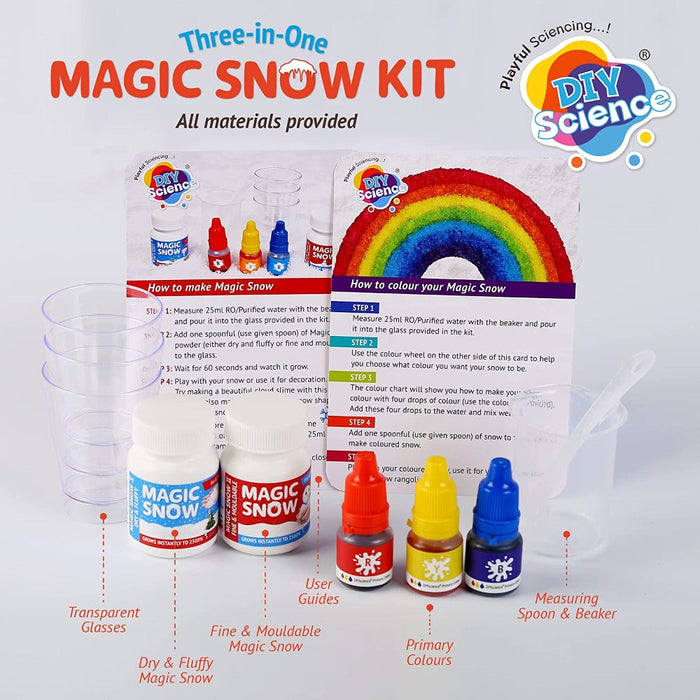 Diy Science Three-in-One Magic Snow Kit — Toycra