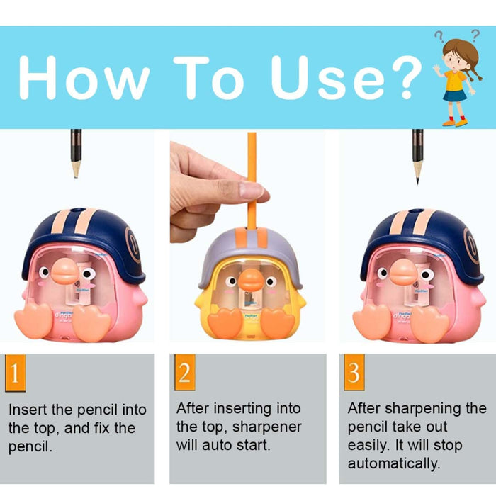 Duck Cartoon Sharpener-Stationery-Bright International-Toycra