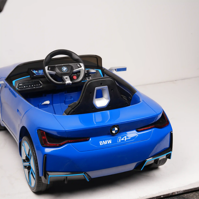 EMotorad Formula Fun BMW i4 Ride-On Car for Kids-(Blue)-Ride Ons-Formula Fun-Toycra