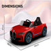 EMotorad Formula Fun BMW i4 Ride-On Car for Kids-(Red)-Ride Ons-Formula Fun-Toycra