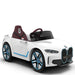 EMotorad Formula Fun BMW i4 Ride-On Car for Kids-(White)-Ride Ons-Formula Fun-Toycra