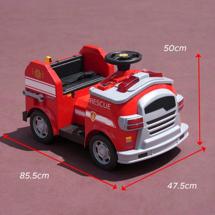 EMotorad Formula Fun Fire Truck -Red-Ride Ons-Formula Fun-Toycra