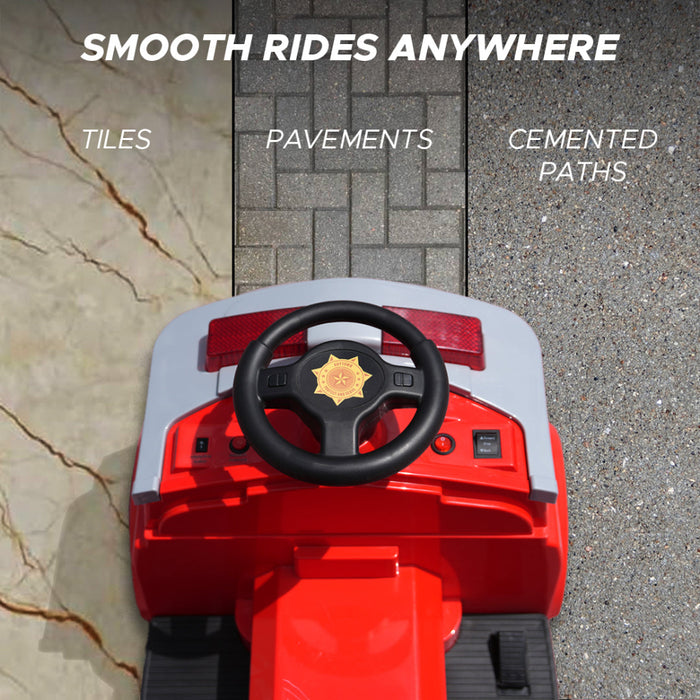 EMotorad Formula Fun Fire Truck -Red-Ride Ons-Formula Fun-Toycra