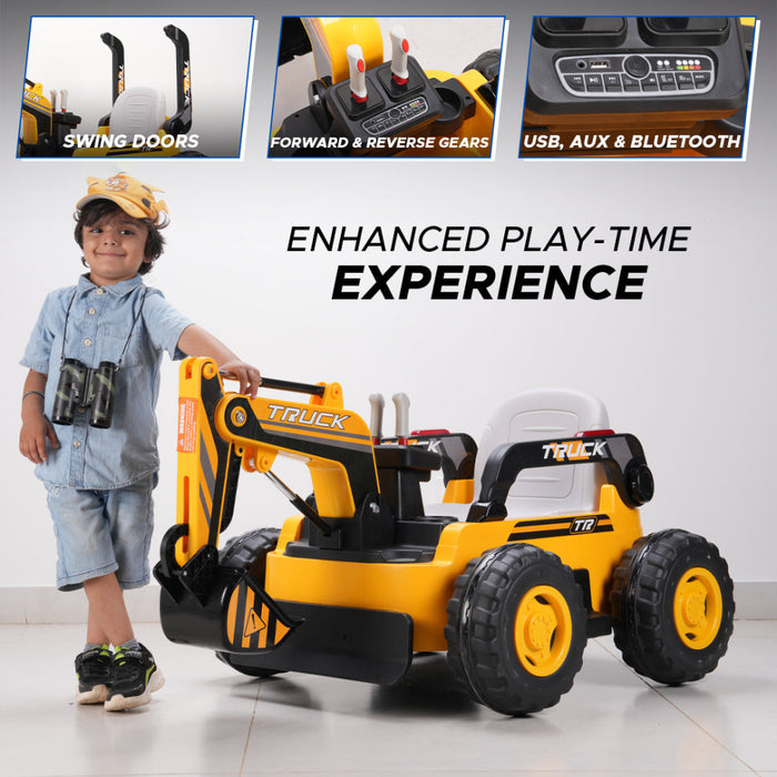 EMotorad Formula Fun Fully Working Excavators (Battery Operated)-Ride Ons-Formula Fun-Toycra
