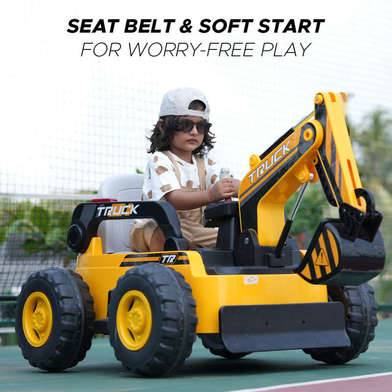 EMotorad Formula Fun Fully Working Excavators (Battery Operated)-Ride Ons-Formula Fun-Toycra