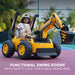 EMotorad Formula Fun Fully Working Excavators (Battery Operated)-Ride Ons-Formula Fun-Toycra