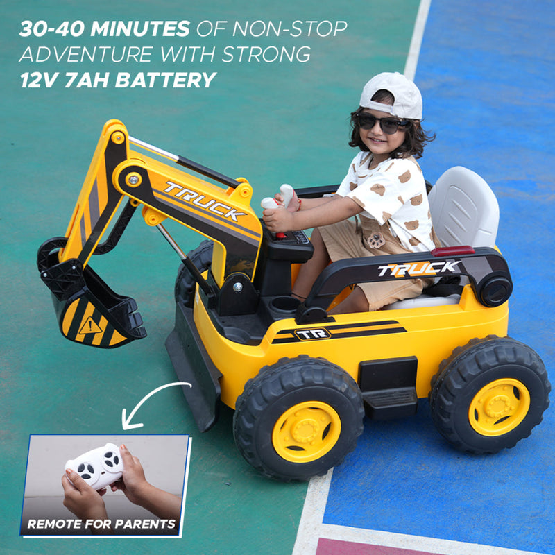 EMotorad Formula Fun Fully Working Excavators (Battery Operated)-Ride Ons-Formula Fun-Toycra