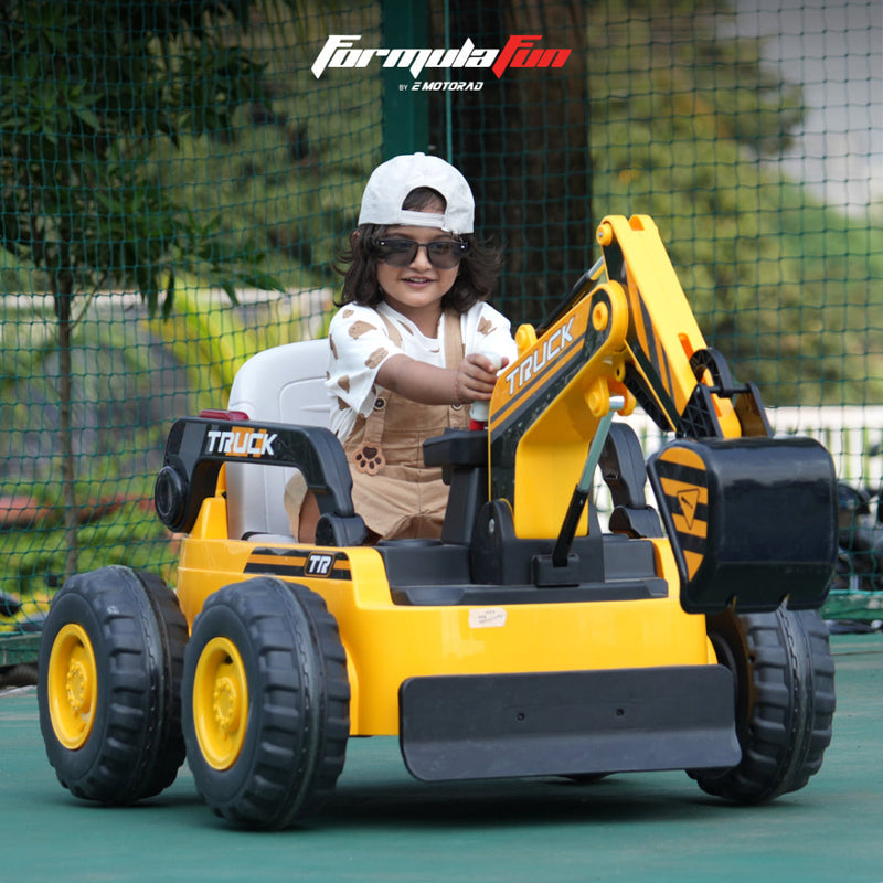 EMotorad Formula Fun Fully Working Excavators (Battery Operated)-Ride Ons-Formula Fun-Toycra